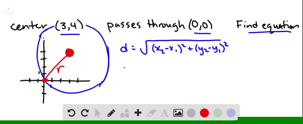 solved-determine-the-equation-of-the-circle-that-is-centered-at-3-4