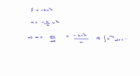 lambda-rock-of-mass-m-slides-down-with-an-initial-velocity-v_0-lambda-retarding-force-f-k-v12-acts-o