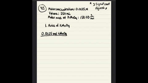 what-is-the-mass-of-solute-in-grams-in-250-ml-of-a-00125-mathrmm-solution-of-mathrmkmno_4-