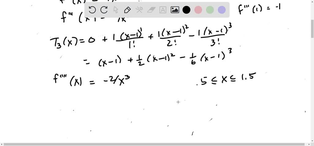 SOLVED:(a) Approximate f by a Taylor polynomial with degree n at the ...