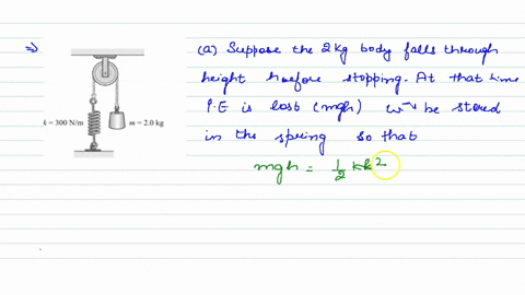a-30-g-particle-at-the-end-of-a-spring-moves-according-to-the-equation-y075-sin-63-t-where-y-is-in-2