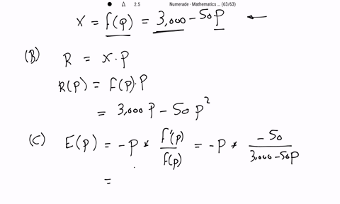 given-the-price-demand-equation-002-xp60-a-express-the-demand-x-as-a-function-of-the-price-p-b-exp-2