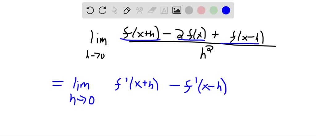 Lim Using H ⏩SOLVED:Use l'Hôpital's Rule to calculate limh →0 (f(x+h)-2… | Numerade
