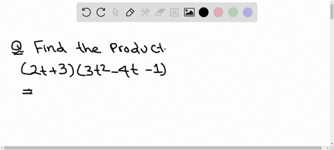find-each-product-2-t3left3-t2-4-t-1right-2