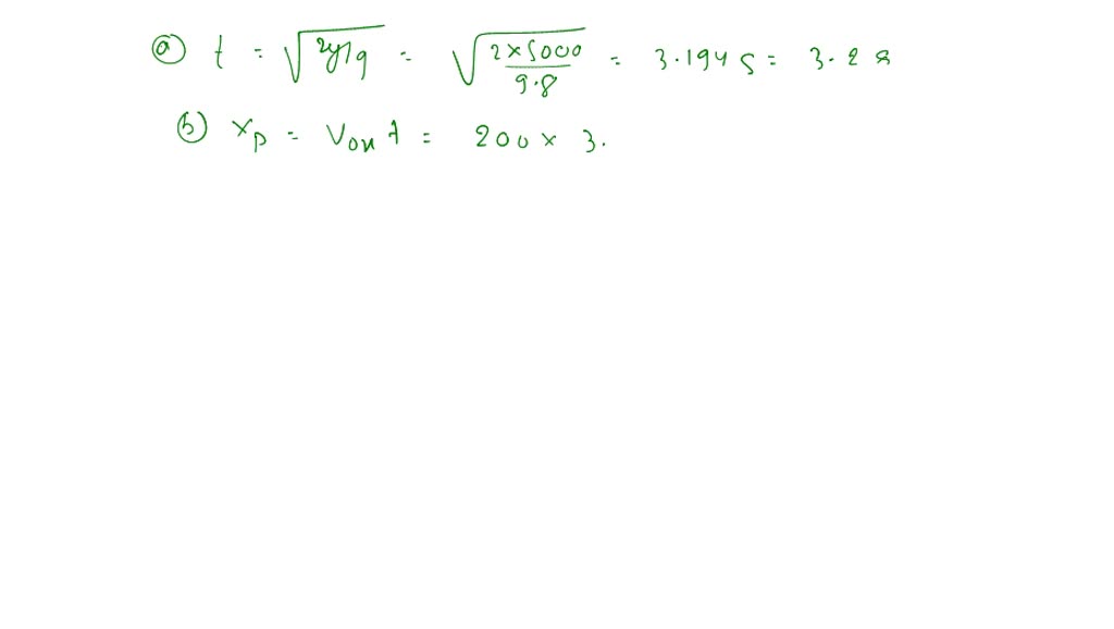 SOLVEDAn airplane is flying horizontally with a constant velocity of