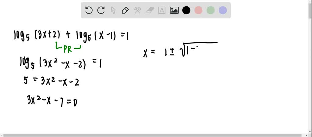 Solve each equation. Give solutions in exact form…