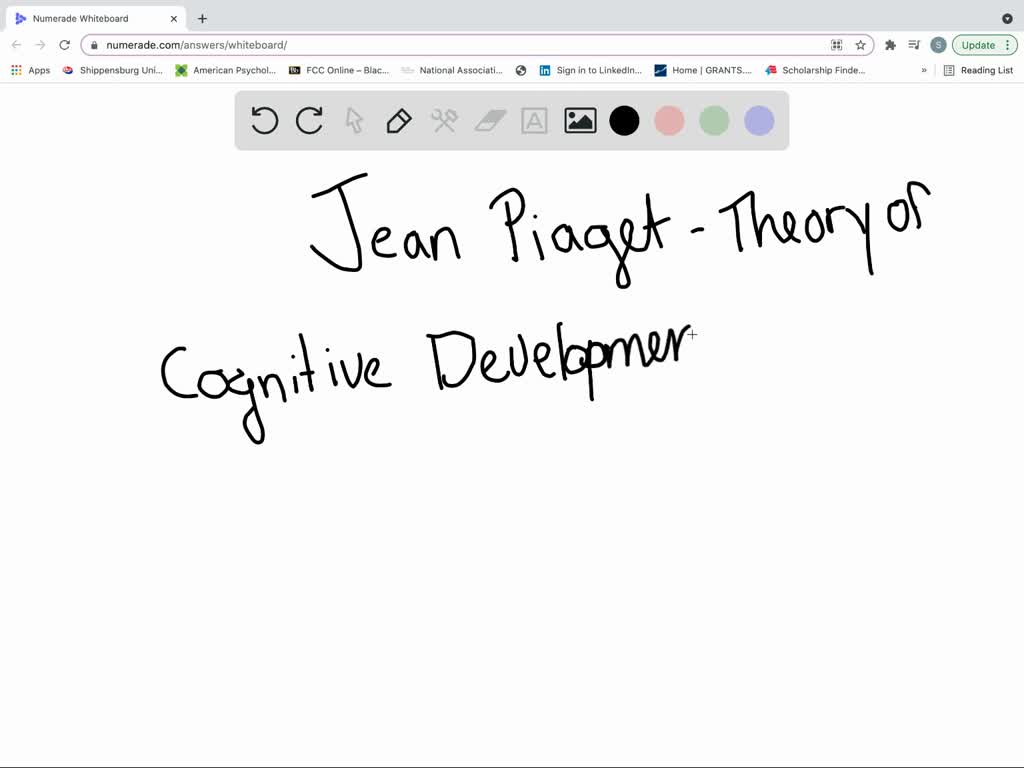 SOLVED What aspect of development did Jean Piaget s development