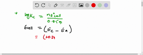 calculate-the-equilibrium-constant-for-the-following-reaction-at-298-mathrmk-mathrmznsmathrmcu2a-q-2