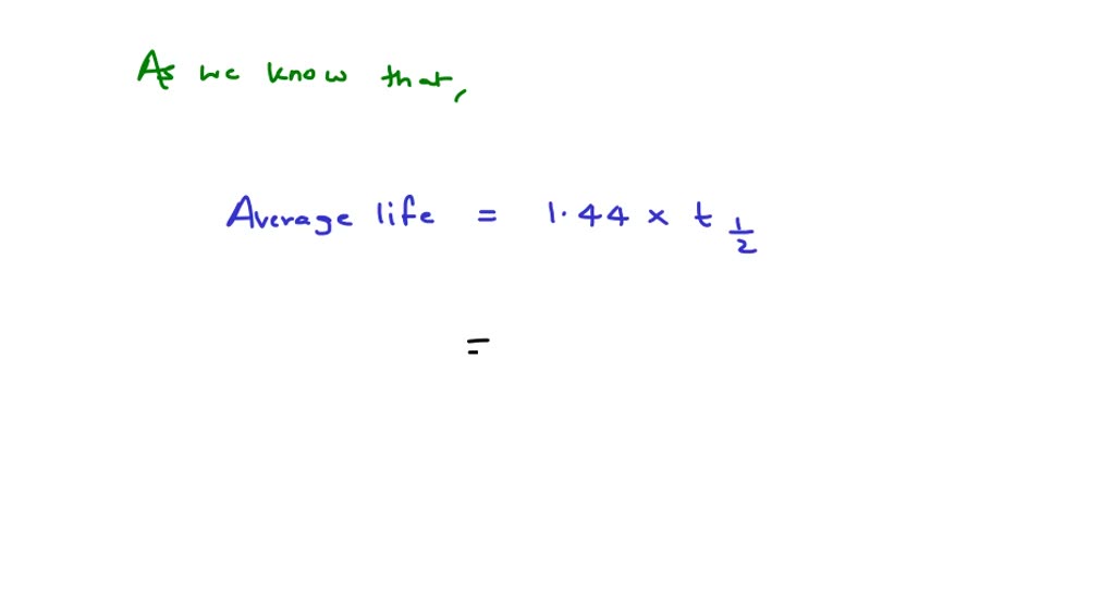 solved-the-half-life-of-a-radioactive-element-is-40-days-calculate-the