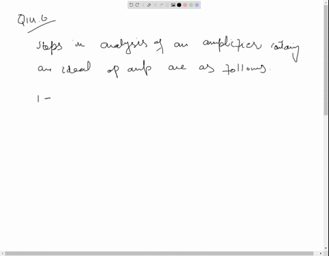 what-are-the-steps-in-analyzing-an-amplifier-containing-an-ideal-op-amp