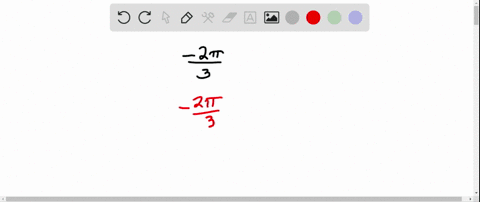 convert $ frac 2 pi 3 $ radians to degrees