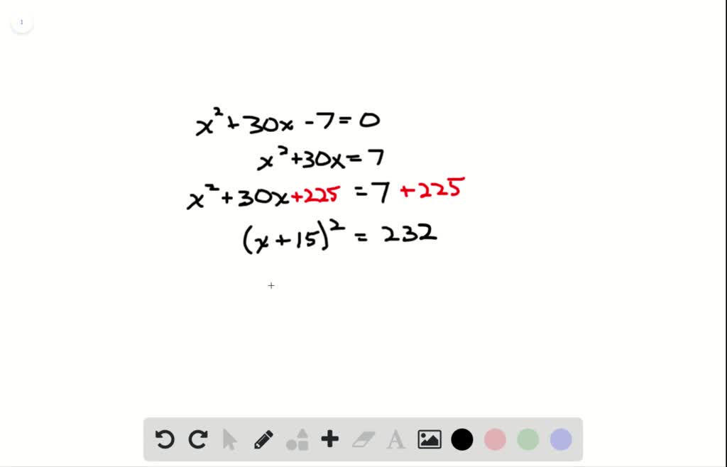 solved-solve-by-completing-the-square-x-2-30-x-7-0