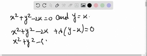 the-intercept-on-the-line-mathrmymathrmx-by-the-circle-x2y2-2-x0-is-a-b-equation-of-the-circle-with-