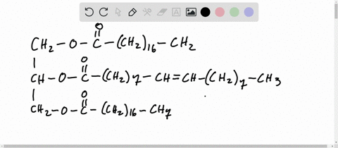 draw-the-condensed-structural-formula-for-the-product-of-the-hydrogenation-of-the-following-triacylg