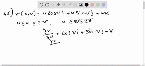 find-the-area-of-the-given-surface-the-portion-of-the-cone-mathbfru-vu-cos-v-mathbfiu-sin-v-mathbfju