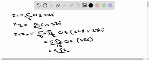 find-z_1-z_2-and-fracz_1z_2-z_1frac58leftcos-225circi-sin-225circright-z_2fracsqrt32leftcos-330circi