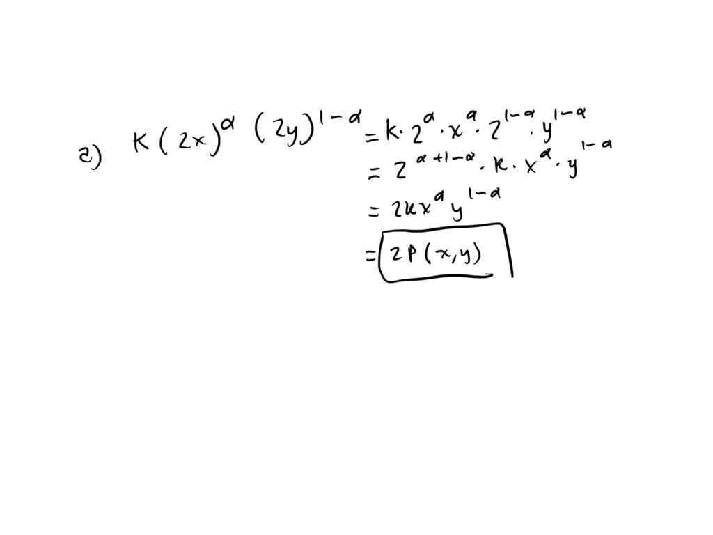 ⏩SOLVED:Using the same production function Y=T K^αN^1-α, put T=1 and ...