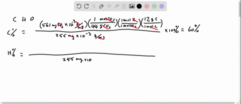 you-perform-combustion-analysis-on-255-mathrmmg-of-a-molecule-that-contains-only-mathrmc-mathrmh-and