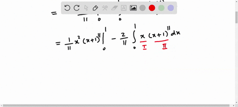 evaluate-the-integrals-using-integration-by-parts-where-possible-int_01-x2x110-d-x