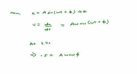 determine-the-displacement-velocity-and-acceleration-of-the-mass-of-a-spring-mass-system-with-k500-m