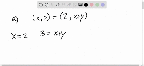 find-x-and-y-where-a-quadx-32-xy-b-quad4-yx23-a-because-the-vectors-are-equal-set-the-corresponding-