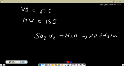 a-compound-a-of-s-cl-and-o-has-a-vapour-density-of-675-it-reacts-with-water-to-form-two-acids-and-re
