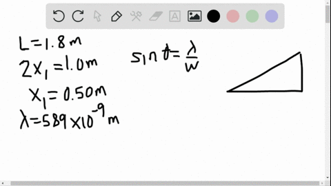 how-narrow-is-a-slit-that-produces-a-diffraction-pattem-on-a-screen-18-mathrmm-away-whose-central-pe