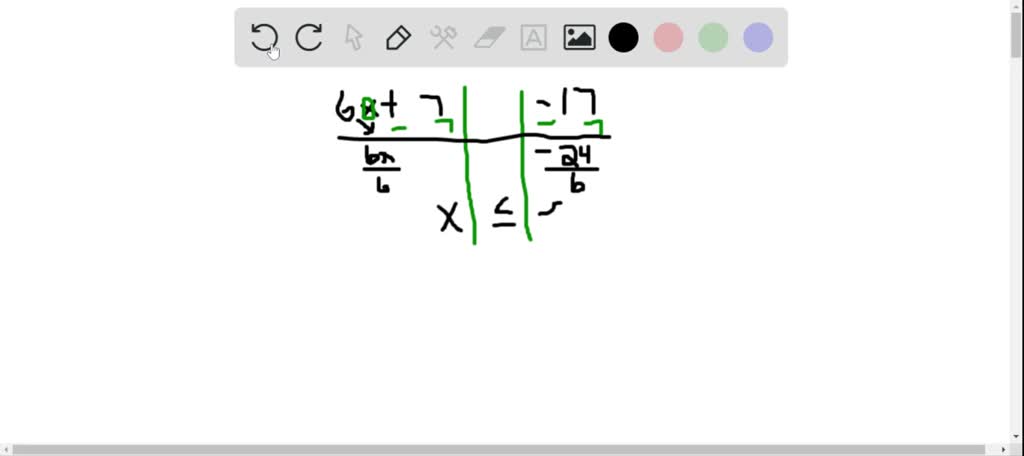 frac 7 2x 8 = frac 3 x 6