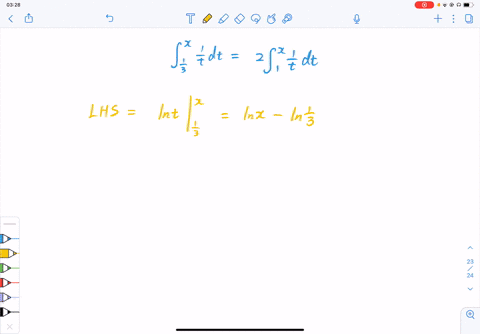 text-solve-for-x-int_1-3x-frac1t-d-t2-int_1x-frac1t-d-t