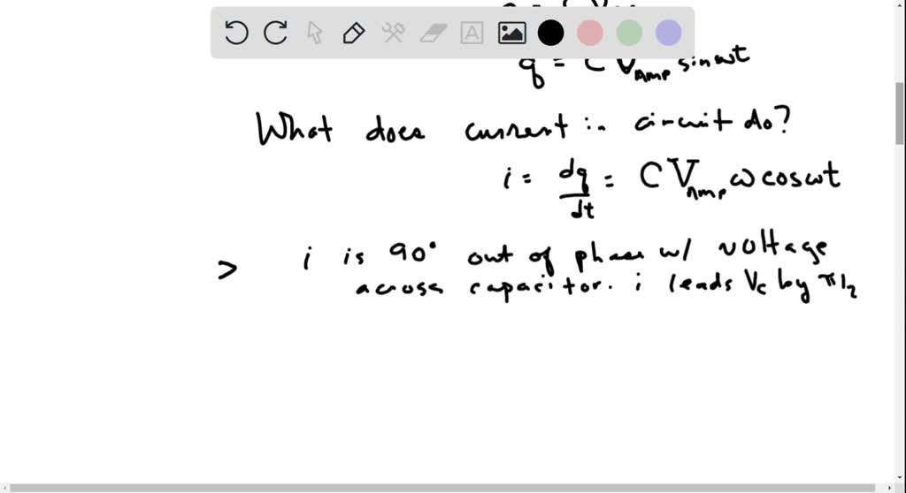 SOLVED:A 1.00-mF capacitor is connected to a North American electrical ...