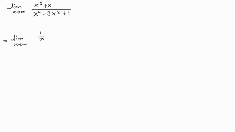 lim-_x-rightarrow-infty-fracx3xx4-3-x21text-ans-0