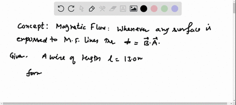 you-are-given-130-mathrmm-of-thin-wire-you-form-the-wire-into-a-circular-coil-with-50-turns-if-this-