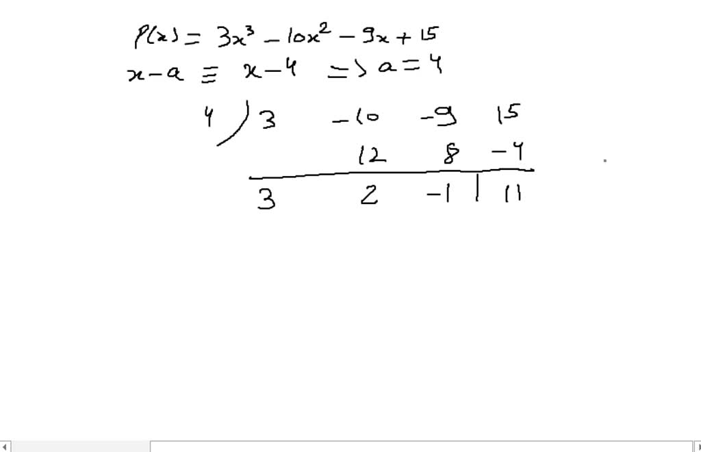 Use synthetic division to divide. \left(3 x^{3}1…