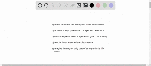 a-limiting-resource-does-all-the-following-except-that-it-a-tends-to-restrict-the-ecological-niche-2