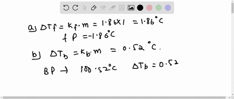 a-non-volatile-solute-x-completely-dimerizes-in-water-if-the-temperature-is-below-372circ-mathrmc-an