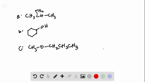 SOLVED:The structures of several molecules are shown below. Identify ...