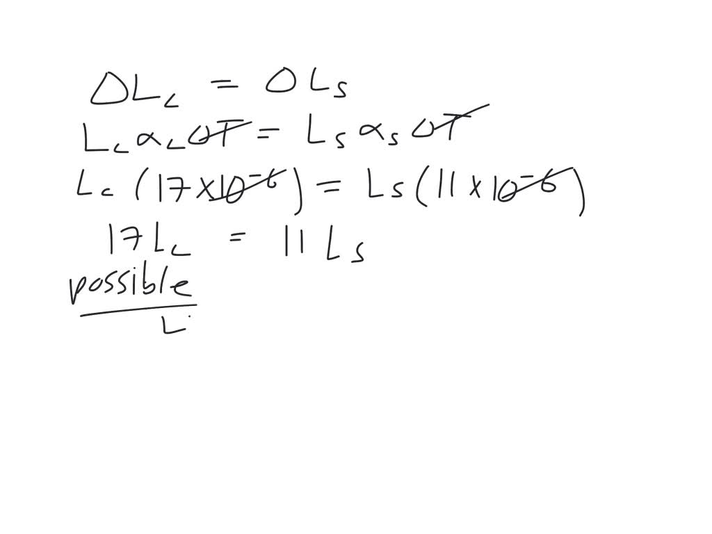SOLVEDA copper rod and a steel rod are different in length by 5.00 cm