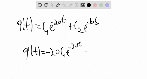 find-the-charge-on-the-capacitor-in-an-l-r-c-series-circuit-when-lfrac14-mathrmh-r20-omega-cfrac1300
