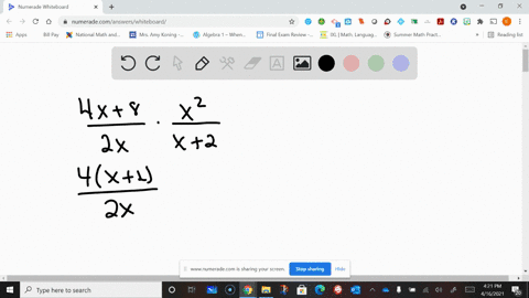 simplify-the-expression-frac4-x82-x-cdot-fracx2x2