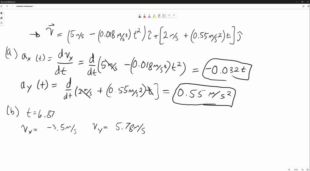 A remotecontrolled car is moving in a vacant parking lot. The velocity