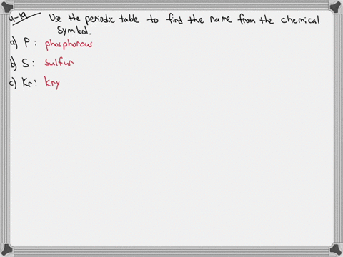 write-the-name-of-the-element-for-each-of-the-following-chemical-symbols-a-p-b-s-c-mathrmkr-d-fe-e-2