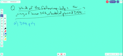 which-of-the-following-facilitates-joining-a-piece-of-human-dna-with-bacterial-plasmid-dna-a-dna-pol