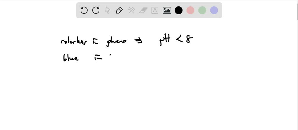 Estima una solución de pH desconocido forma un color rosa con el ...