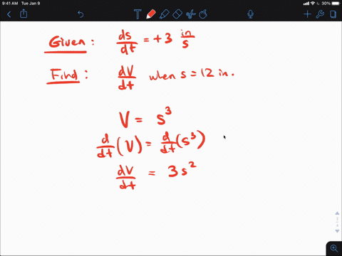 each-edge-of-a-variable-cube-is-increasing-at-a-rate-of-3-inches-per-second-how-fast-is-the-volume-o