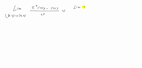 SOLVED:Use algebraic properties of limits of two variables (p. 821 ) to ...