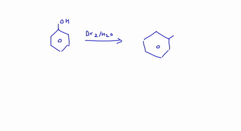 phenol-when-treated-with-bromine-water-gives-a-white-precipitate-due-to-the-formation-of-a-o-and-p-b