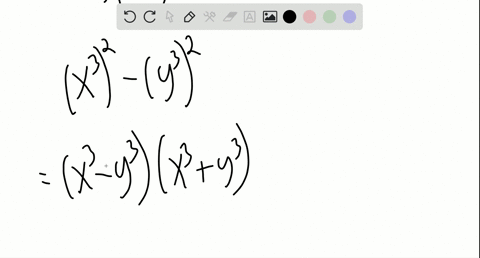 SOLVED:Solve the given problems. Factor x^{6}-y^{6} as the difference ...