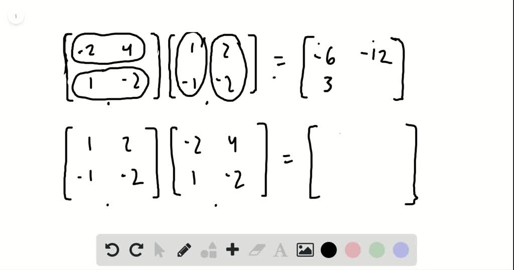 SOLVED:In Exercises 1-12, Find The Products A B And B A To Determine ...