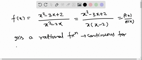 determine-all-values-of-x-at-which-the-function-is-discontinuous-fxfracx2-3-x2x2-2-x-2