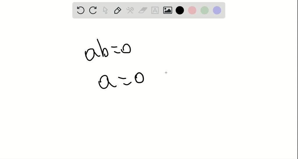 SOLVEDThe multiplication property of zero states that for real numbers x and y, "If x=0 or y=0